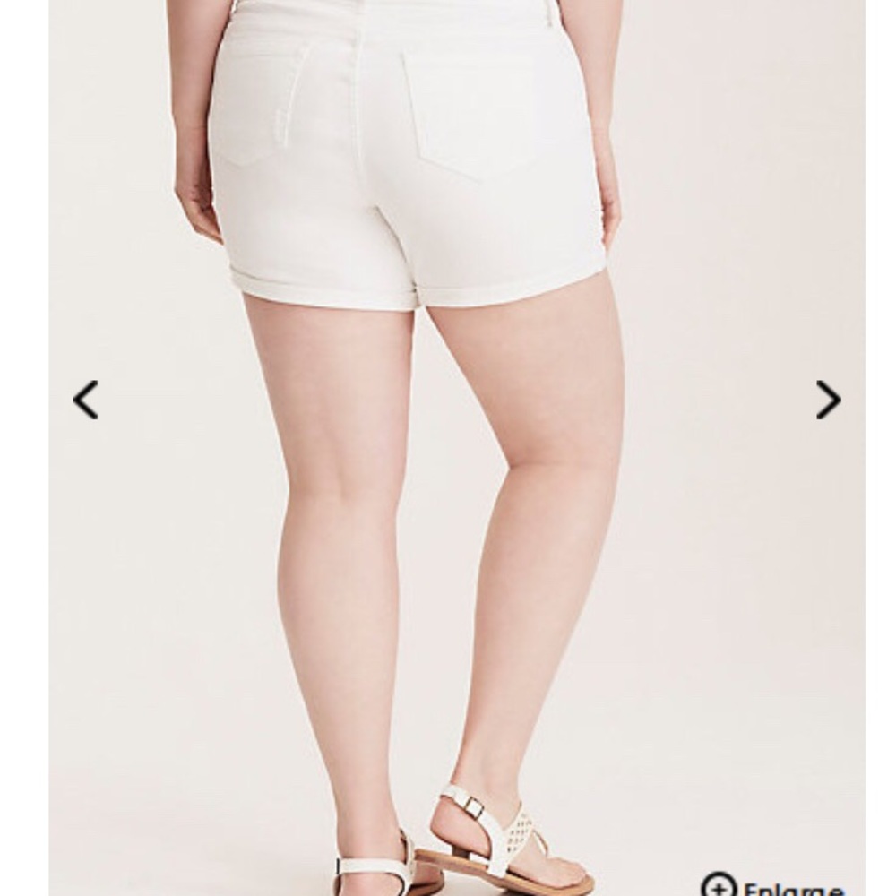 GUC Torrid White Denim Shorts
